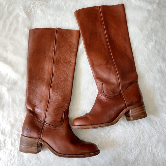 Frye Shoes - Frye Vintange Campus Knee High Pull On Boots